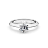 Brilliant Cut Diamond Solitaire Engagement Ring - Dracakis Jewellers
